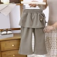 thumbnail image 4 of 1-2 Years Toddler Cargo Pants for Girls Y2K Clothing High Waisted Travel Streetwear Casual Pants with Pockets, 4 of 5