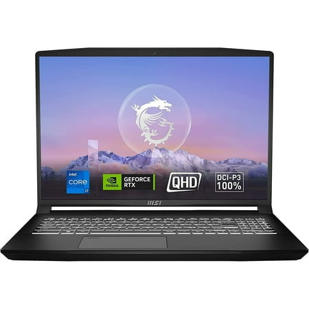 MSI Creator M16 16" 60Hz QHD+ Content Creation Laptop: 13th Gen Intel Core i7, RTX 4060, 32GB DDR5, 1TB NVMe SSD, 180-Degree Lay-Flat, USB 3.2 Type C, HDMI, Win 11 Home: Black B13VF-453US