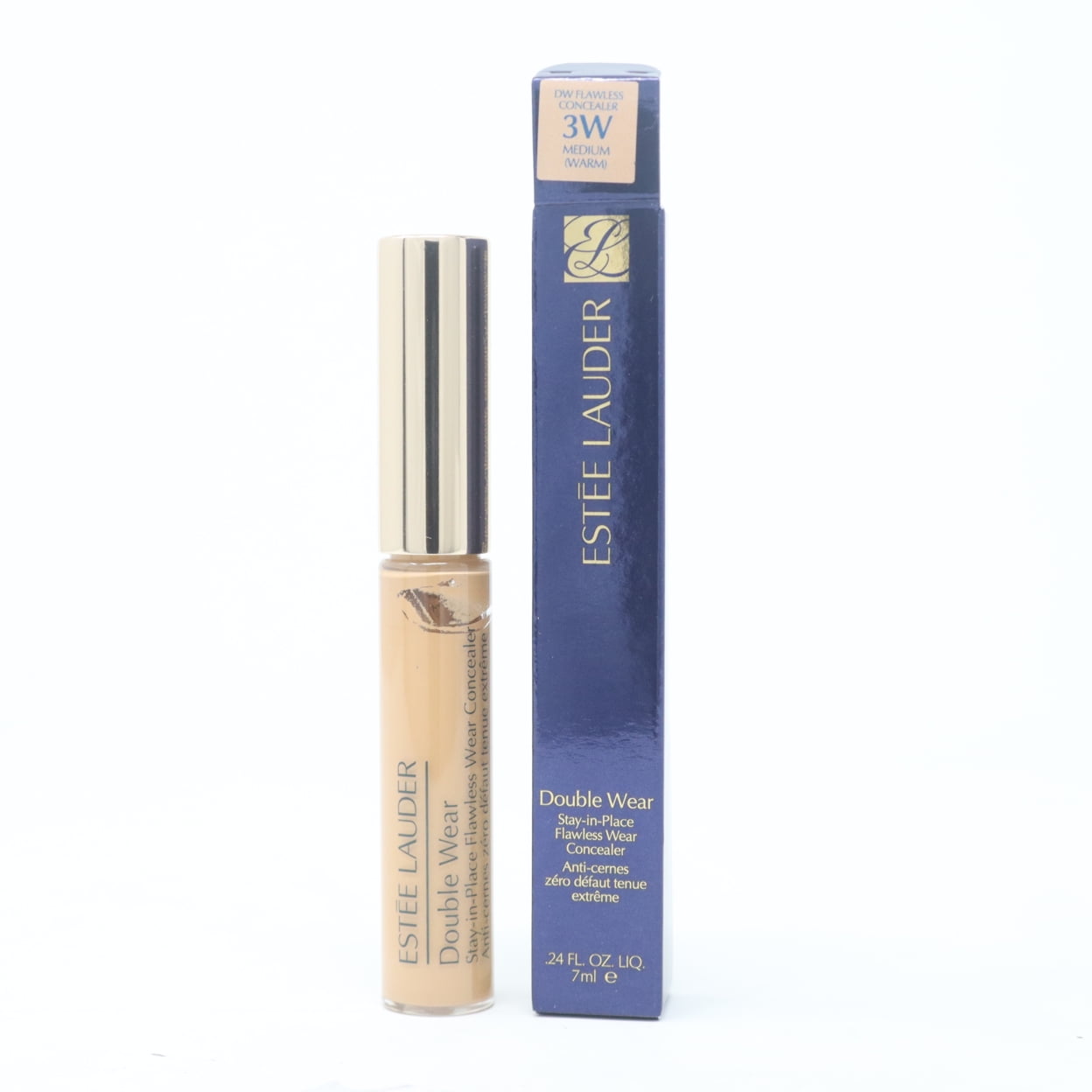 Estee Lauder Double Wear Radiant Concealer 4W Medium Deep .24 oz (4W Medium Deep)