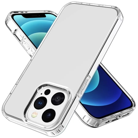 George For Iphone13 Pro MAX 6.7inch Thick Transparent Color Mobile Phone Case TPU Material, Shockproof, Anti-drop, Wear-resistant