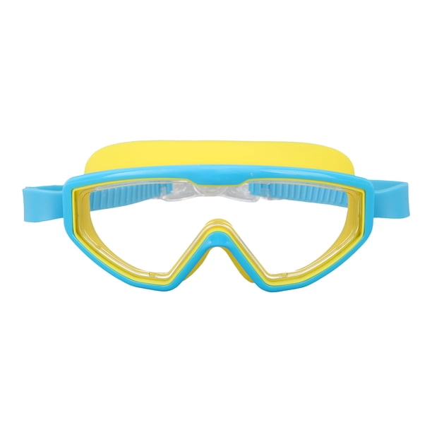 Gafas de natación para niños al aire libre, gafas de natación HD antivaho, gafas de buceo impermeables para niños para niñas y niños, color amarillo
