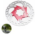 thumbnail image 4 of Rotor De Freno De Bicicleta De Montaña Rotor De Freno De Disipación De Calor Hueco Disco Flotante Grueso Disco De Cinco Clavos Con Hebilla Flotante De Acero Inoxidable 1 Pieza Kearding OD010802-02, 4 of 7