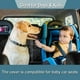 thumbnail image 4 of Funda de asiento de coche ZQ Bench impermeable para perros, color negro, 4 of 8