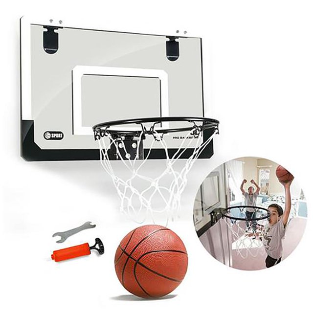 Langgg Random Mini Indoor Basketball Backboard and Hoop Portable Suspension Free Punch Basketball Frame for Kids and Adults