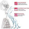 thumbnail image 5 of 6 Pack Suction Cup Hooks for Shower, Bathroom, Kitchen, Window, Removable Plastic Hooks, Sturdy, Versatile, Suitable for Indoor and Towel Racks, 5 of 5