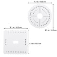 thumbnail image 2 of LRXIYODE 2Pcs Braiding Board Knitting Accessories For Handmade Projects White EVA, 2 of 7