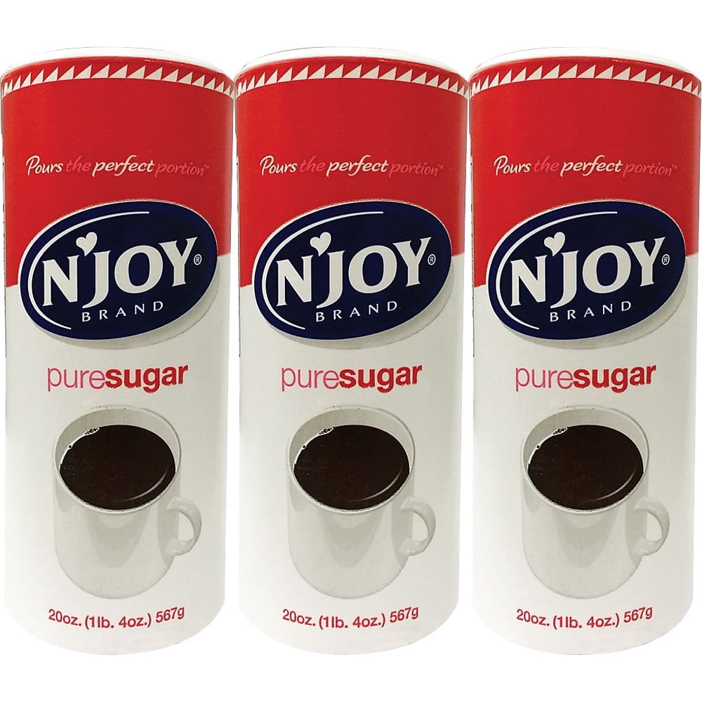 N'Joy Sugar 3 Canisters/Pack (51241/94203) 236240