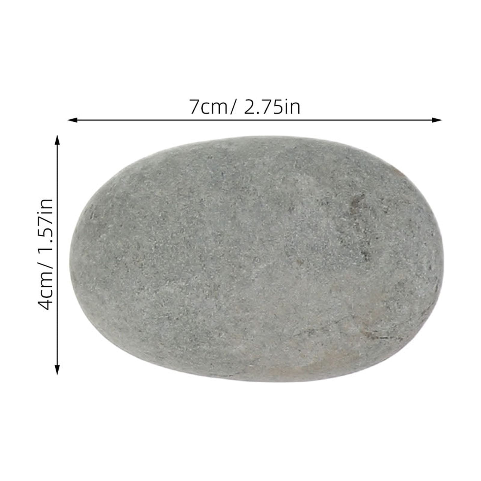 LOLIPPYY 12Pcs Natural Flat River Rocks for Painting Large Smooth Stones Suitable for Art Classes and Crafts