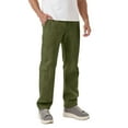 thumbnail image 3 of Ceisia Men's Loose Cargo Sweatpants with Elastic Drawstring Waist & Multi Pockets Army Green M Gifts, 3 of 8