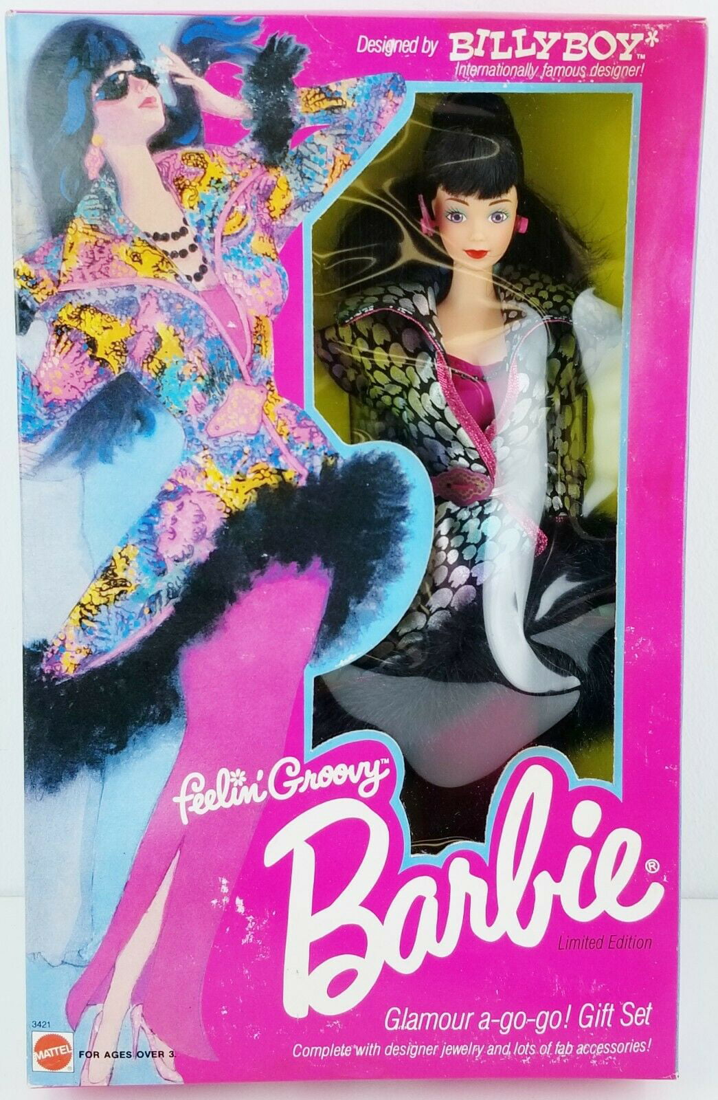 Feelin' Groovy Barbie Designed by Billy Boy Limited Edition 1986 Doll for sale online 