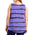 thumbnail image 5 of Ruimatai Women's Plus Size Casual Printed Tank Top Round Neck Loose Fit Stylish Floral Summer Cami for Everyday Comfort, 5 of 7