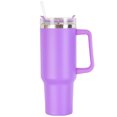 thumbnail image 1 of 1pcs Portable Thermal Mug Stainless Steel Straw Mug Car Portable Thermal Mug, 1 of 6