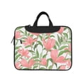 thumbnail image 2 of YFYANG 15.6 inch Universal Laptop Bag Oxford Cloth Laptop Sleeve, Multi-functional Sweet Pink Flowers Notebook Computer Messenger Bag Handbag, 2 of 8