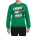 thumbnail image 2 of Wild Bobby Geaux Birds Grease the Poles NOLA Bourbon Street Philly Football Sports Unisex Crewneck Sweatshirt, 2 of 6