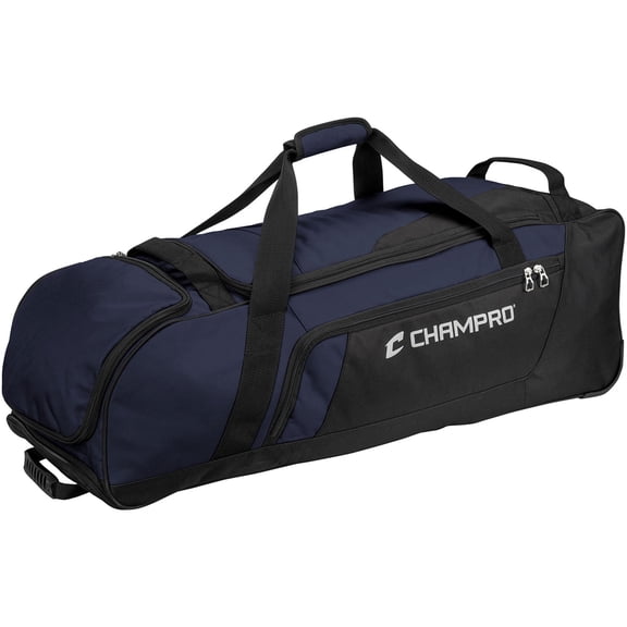 Champro Navy Catcher's Roller Sports Equipment Bag