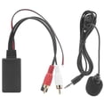 thumbnail image 1 of Car Audio Connector   Adapter Wireless Audio Phone Calls Hands Free MIC For Stereo 2RCA AUXIN Fit For, 1 of 8