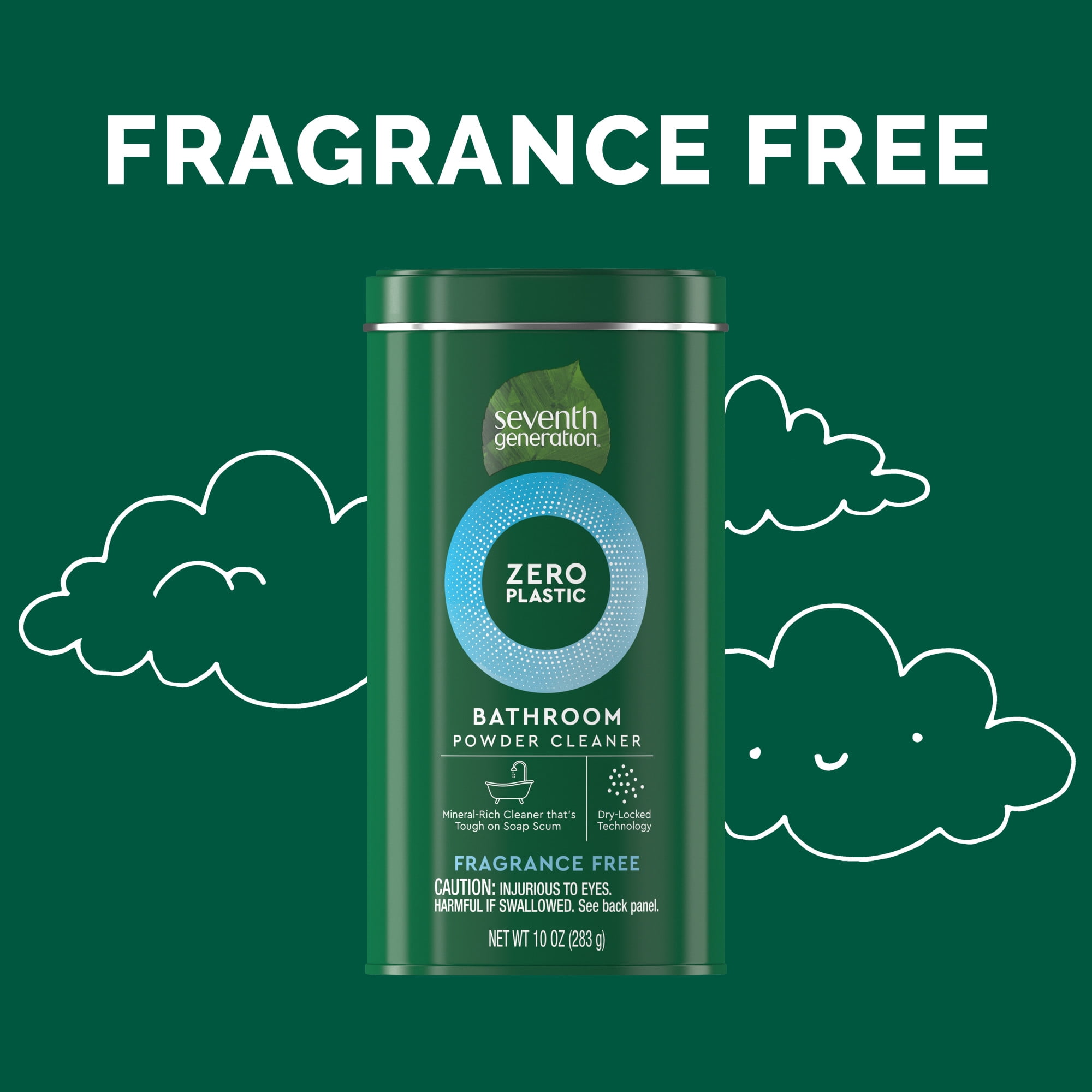 Buy Seventh Generation Zero Plastic Bathroom Powder Cleaner 10 oz