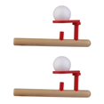 thumbnail image 1 of 2X Bola Flotante de Los Juegos de Madera Clasicos Juguete de Tubo de Soplado Y Huevos Sopla, 1 of 7