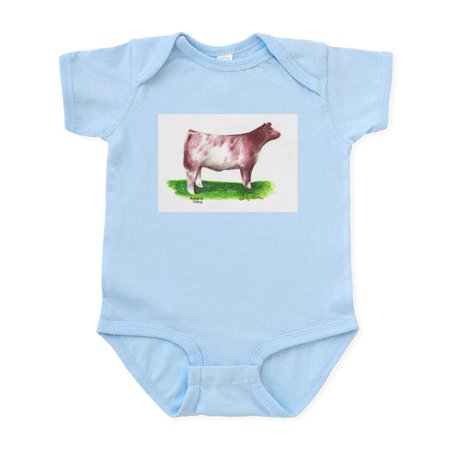 

CafePress - Shorthorn Steer Infant Bodysuit - Baby Light Bodysuit Size Newborn - 24 Months