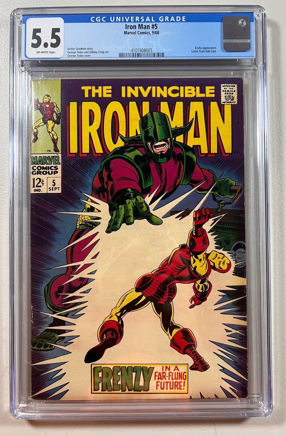 Iron Man #5 - CGC 5.5 Comic Book
