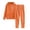 Orange, variant on YunPes Kids Girls 2 Piece Hooded Tracksuit Sweatshirt and Drawstring Sweatpant with Pockets Boys School Athletic Sweatsuit Outfit