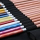 thumbnail image 4 of Matsuzay Nueva lona Wrap Cable Lines Lápiz Bolígrafos Herramientas Accesorios Organizador Roll Up Bag pinturas Blanco 20*58cm, 4 of 6