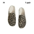 thumbnail image 4 of Pantuflas de Lona Cómodas Sonducket para Mujer de 2 Piezas con Parte Inferior Antideslizante Leopardo 36.1, 4 of 6
