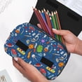 thumbnail image 6 of Sikiie Different Chemical Things Print Flip Double-layer Pencil Case, All-purpose Stationery Bag for Study and Office, Zipper Design, Unisex, 6 of 7