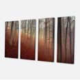 thumbnail image 2 of Foggy Day in Enchanted Forest - Landscape Canvas Art Print, 2 of 3