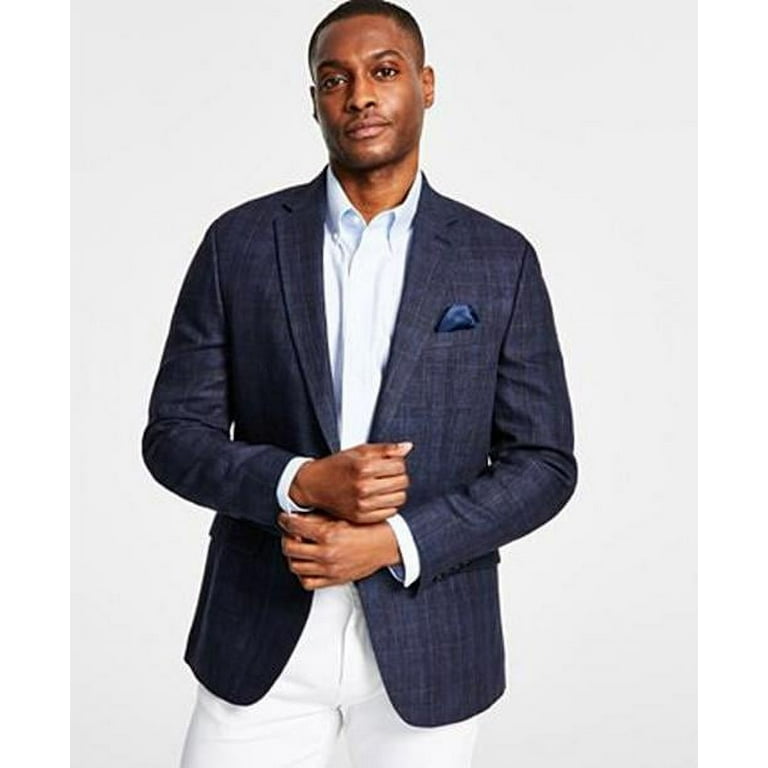 Mens windowpane sport coat deals