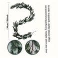 thumbnail image 2 of Guirnalda de pino artificial Wosthever verde y blanco, 2 of 6