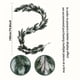 thumbnail image 2 of Guirnalda de pino artificial Wosthever verde y blanco, 2 of 6
