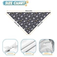 thumbnail image 6 of Dog Bandana 1 Pack,Dark Blue Unicorn Christmas Pattern Bandanas for Dogs,Cat Bandana,Small/ Large Dog Bandana 2 Size,Dog Bandanas, 6 of 6