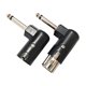 thumbnail image 5 of Adaptador de Ángulo para Guitarra Conector de 3 Pines Hembra Macho a 635mm Adaptador de Metal Conector para Mezcladores Micrófonos Amplificadores Función Ajustable Adecuado para Músicos, 5 of 9