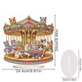 thumbnail image 3 of Decoraciones Mesa Arte Diamantes Diamante 5d Diy para Pintura Adornos Acrílico Carrusel Lindo La Oficina Domiciliaria Escritorio, 3 of 9