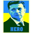 thumbnail image 3 of CafePress - Ukrainian President Zelenskyy Ukraine Flag T Shirt - Men's Classic Cotton T-Shirts, 3 of 3