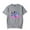 Gray, variant on Split Fiction T-shirt loose summer fashion trend men's and women's short sleeved casual T-shirt top