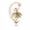 C, variant on Anxinwwu Christmas Tree Topper Blush Fairy - 2D Metal Ballerina Fairy Holiday Top Decoration with Spring Base for Elegant Christmas Tree Decorations