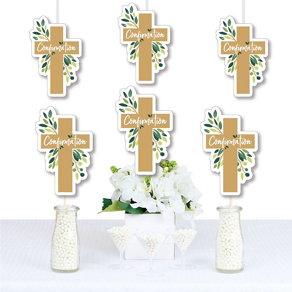 Confirmation Elegant Cross Decorations DIY Religious Party Essentials