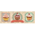 thumbnail image 2 of Skip Teller 24x11 Gold Ornate Wood Framed with Double Matting Museum Art Print Titled - Fresh Cakes, 2 of 4