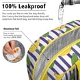 thumbnail image 5 of Lunch Bag Lunch Box for Women Reusable Insulated Lunch Bags,Water-Resistant Stripe Banana Leaf Green Plant Cooler Lunch Tote Bag, Large Capacity for Work Travel Picnic, 5 of 6