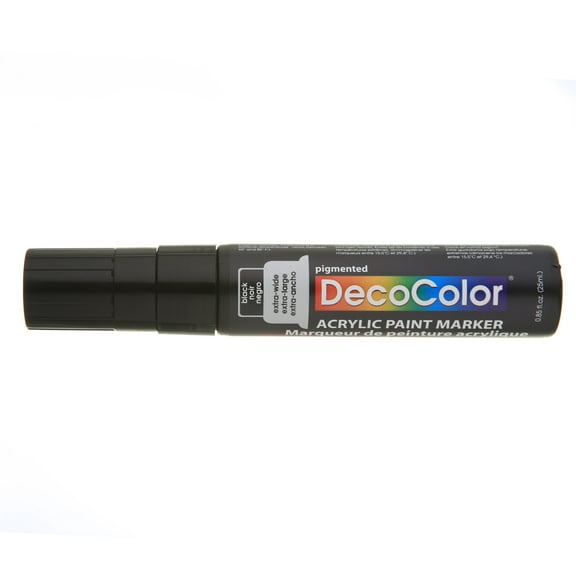 Uchida DecoColor Acrylic Paint Marker, Jumbo, Black