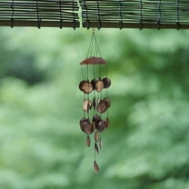 Masteelf  Coconut Shell Wind Chimes Mild Materials Exquisite