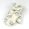 thumbnail image 2 of Bainana Gloves For Little Girls Boys Dinosaur Print Stretchy Full Finger Mittens Comfortable Thick Winter Child Ski Gloves Beige Size 2-4 Years, 2 of 5