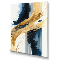 Designart Stylish Spiral Abstract III Canvas Wall Art