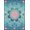 Pink Blue, Pattern 10, variant on ODIKA 8'x10' Washable Area Rug Non-Shedding, Easy Care, Gradient Fish Scale Ombre Seashell Border Mermaid Flowing Dynamic for King Size Bedroom Under Bed, Master Suite
