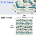 thumbnail image 5 of Napkin Satin Napkin 20*20Inchx6 Kitchen Towel Dinner Plate Towel Decorative Towel Napkin Tea Towel Suitable For Kitchen Table Sea Boat, 5 of 8