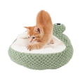 thumbnail image 1 of Sofá Cama Para Mascotas Con Forma De Rana De Felpa, Sofá Para Gatos Suave Y Cálido, Espacio De Descanso Para Todas Las Estaciones Con Forro De Burbujas, Mantenimiento, 1 of 7