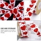 thumbnail image 5 of 1 rollo de cinta decorativa de poliéster con diseño de corazón, color rojo, para envolver regalos., 5 of 6