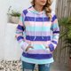 thumbnail image 2 of Sudadera con capucha y cordón con estampado informal a la moda para mujer, además de sudadera de terciopelo, blusa Fridja FKASFK5606, 2 of 6